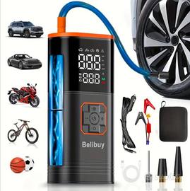 Avviatore batteria auto e compressore 