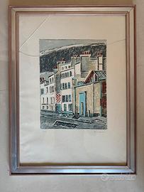 Quadro litigrafia Orfeo Tamburi