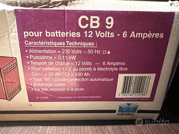 Caricabatteria 12 Volt 6 Ampere