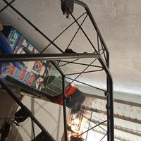 truss struttura metallo impianto luci d.j