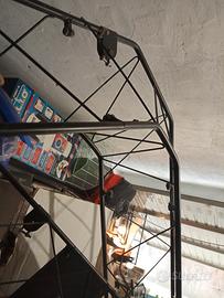 truss struttura metallo impianto luci d.j