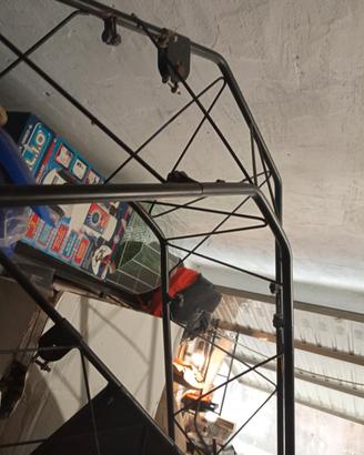 truss struttura metallo impianto luci d.j