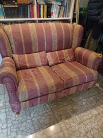 Delizioso divano antico a 2 posti