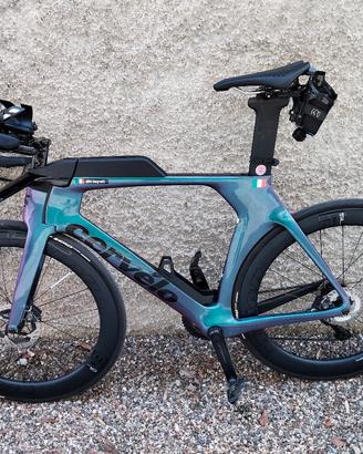 bici Cervelo P5 da crono triathlon 