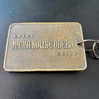 Portachiavi vintage in ottone hotel Egitto