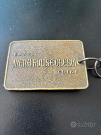 Portachiavi vintage in ottone hotel Egitto