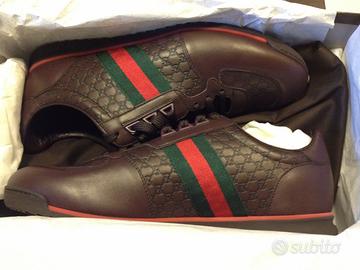 Scarpe Gucci Marroni MAI usate 44 ORIGINALI