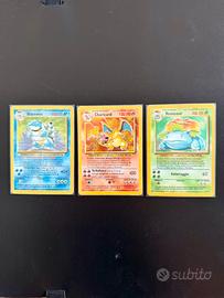 Charizard - Blastoise - Venusaur -Pokemon set base