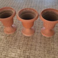 set 3 vasi per fiori