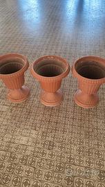 set 3 vasi per fiori