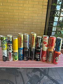 Lattine da collezione energy drink ecc