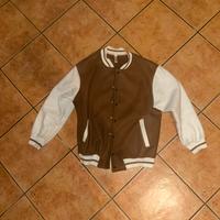 Giacca Da Baseball in pelle Casual  Vintage