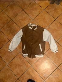 Giacca Da Baseball in pelle Casual  Vintage