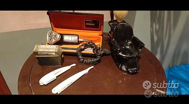 Rasoio vintage accessori barbiere lametta philips