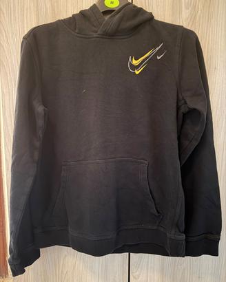 Felpa Nike Nera con Swoosh Multipli Taglia M