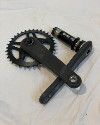 Guarnitura SRAM carbonio