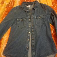 camicia denim donna