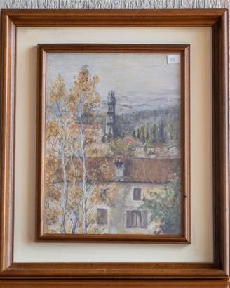 Quadro n. 22 Paesaggio Fregona con campanile