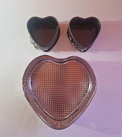 Set  Stampi x3 a Cerniera a Forma di Cuore