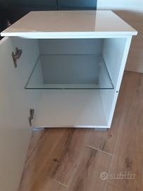 Mobile da bagno laccato bianco