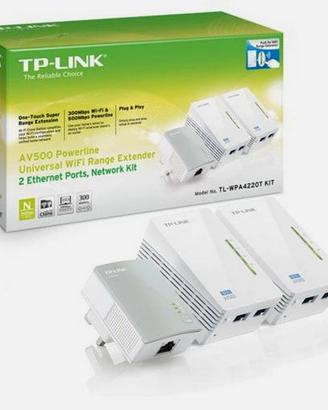 TP-Link TL-WPA4220 TKIT 2-Port Powerline Adapter S