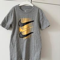 Nike t shirt maglietta bambino grigia