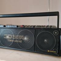 Radio Sterio Cassette anni 80 Hitachi