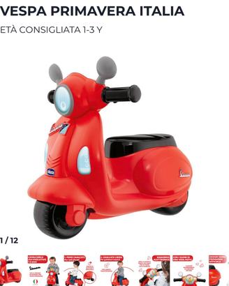 Vespa chicco cavalcabile