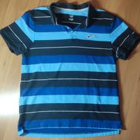 polo uomo nike xl azzurro  nero strisce