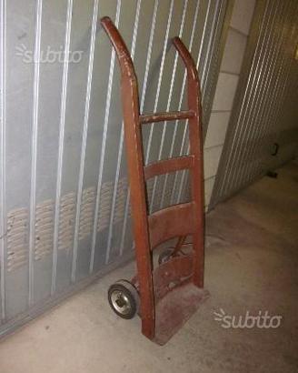 Carrello robustissimo due ruote per bombole sacchi
