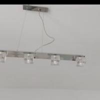 2 lampadari in accaio