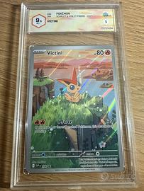 Pokemon Victini 208 inglese Gradata 9,5 MT+ Graad