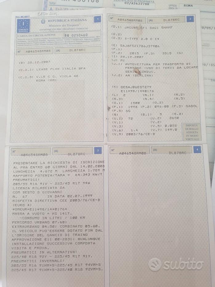 Jaguar X-Type X400/6/7/8/9