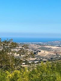 Terreno edificabile vista mare Bellante 1610 mq
