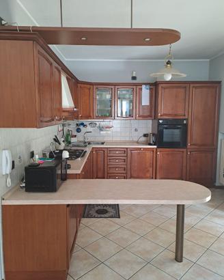 Cucina ad angolo con penisola