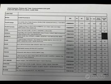 Libri usati scuola media divisione julia