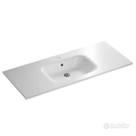 Lavabo da incasso 121x51 con vasca centrale Deghi