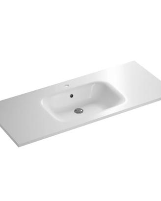 Lavabo da incasso 121x51 con vasca centrale Deghi