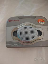 lettore cassette korola anni 90