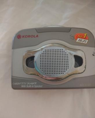 lettore cassette korola anni 90