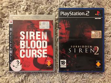 Forbidden Siren 2 (ps2)+ Siren blood curse (ps3)