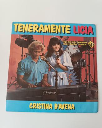 disco vinile vintage Teneramente Licia 