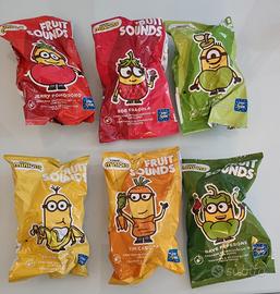Serie completa Minions Fruit Sounds Eurospin