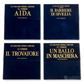 Lotto 4 Cofanetti Opera Lirica. Fratelli Fabri Edi