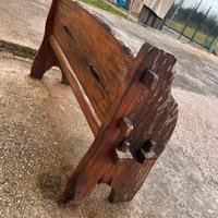 Panchina in legno massiccio