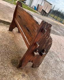 Panchina in legno massiccio