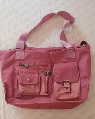 Borsa David Jones vintage viola impermeabile