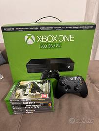 Xbox one 500 GB + 6 giochi + 1 controller