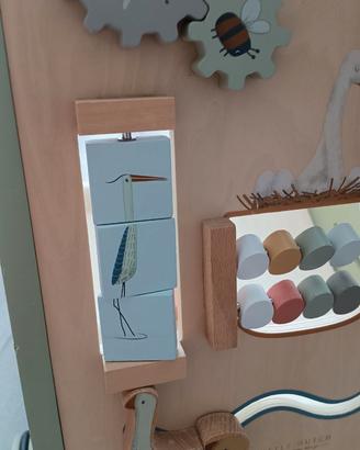 Carrello primi passi legno