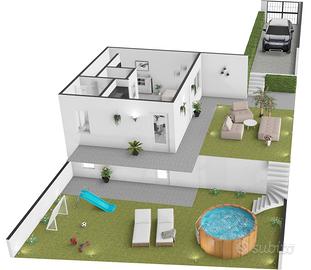 Villetta con giardino